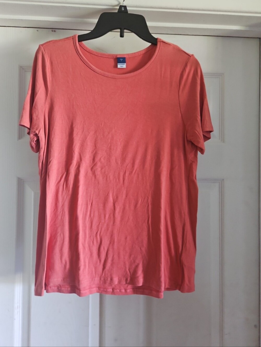 Old Navy Luxe Top Blouse Small Coral Pink